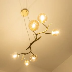 Brilagi - LED Luster na lanku MISTEL 6xG9/3W/230V zlatá