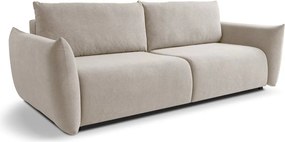 Rozkladacia pohovka Calma - béžová hydrofóbna pletenina Curio 09