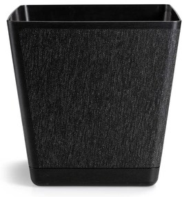 PLASTOVÝ KVETINÁČ PILEA TX 24X24 CM ČIERNA