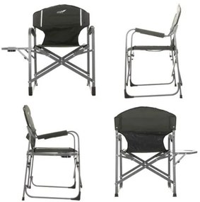 Garthen 63946 Kempingová rozkladacia stoličky so stolíkom a držiakom nápojov