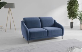 XXXLutz TROJMIESTNA POHOVKA, textil, modrá Sit & More - Sedačky - 000144024165