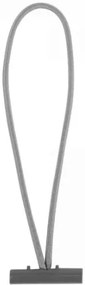 Bradas Upevňovacia guma 15cm 25ks Grey BUNGEE CORD T BAR