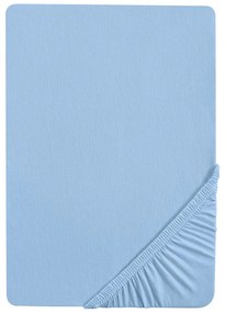 Biberna Napínacia plachta (90 – 100 x 200 cm, ľadová modrá)  (100226989)