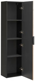Comad XILO BLACK WOTAN 80-01-D-1D Vysoká skrinka - Comad