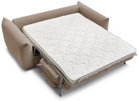 Béžová rozkladacia pohovka 214 cm Ernest – Bobochic Paris