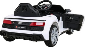 Ramiz Audi R8 LIFT batérie auto biela + diaľkové ovládanie