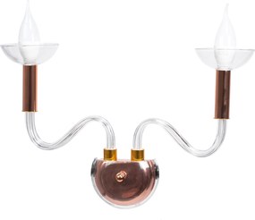 Toolight Toolight, nástenné svietidlo 2xE14 APP1082-2W, ružové zlato, OSW-08892