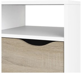 Biely TV stolík Tvilum Oslo, 117 x 57 cm