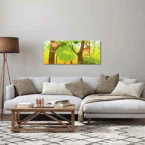 Obraz - Opičiaci (120x50 cm)