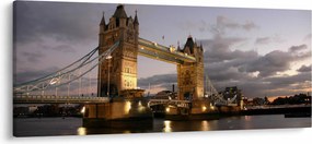 Obrázok - Tower Bridge v noci (120x50 cm)
