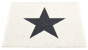 Čierno-biely vnútorný a vonkajší koberec 70x90 cm Viggo Black – Pappelina