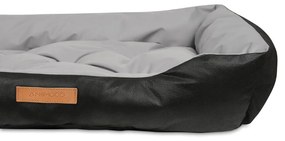 Pelech pre psov MILO - prešívaný - šedý/čierny