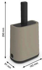 Lopatka s držiakom 9x16 cm Biala - Rotho