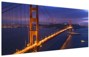 Obraz - Golden Gate Bridge (120x50 cm)