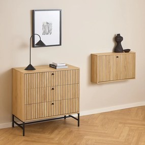 Komoda Albany 80 cm dub přírodní II