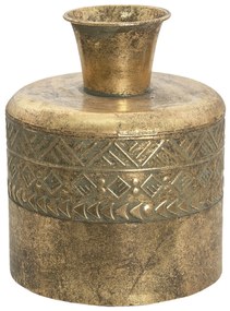 Zlatá antik dekoračné váza Pater - Ø 21 * 25 cm