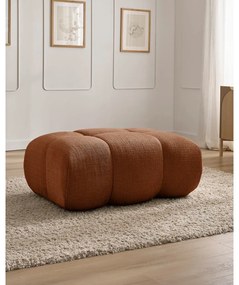 Ženilková podnožka v tehlovej farbe Ivane – Bobochic Paris