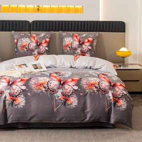 Obliečky z mikrovlákna FLARISSE sivé Rozmer obliečky: 70 x 80 cm | 140 x 200 cm