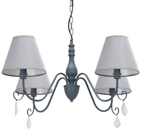 Stropné svietidlo APP991-4CP šedé