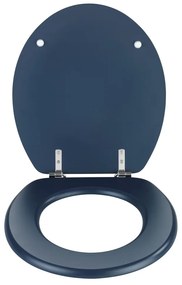 Modrá záchodová doska Wenko Prima, 38 x 41 cm