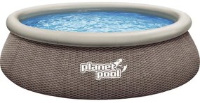 Nadzemný bazén Planet Pool Quick s nafukovacím golierom 366x91 cm ratan