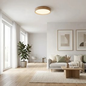 Brilagi - LED stropné svietidlo MANAROLA PLAIN LED/24W/230V 3000K priemer 41 cm dub
