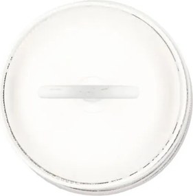 Biely antik kovový etažér s okrajom Nordic - Ø 20*27 cm