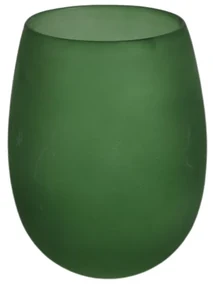 Zelený sklenený svietnik GINNY GREEN - viac veľkostí Veľkosť: M