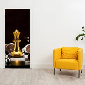 Fototapeta na dvere - Šachové figúrky (95x205cm)