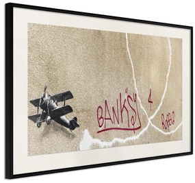 Artgeist Plagát - Biplane [Poster] Veľkosť: 60x40, Verzia: Čierny rám