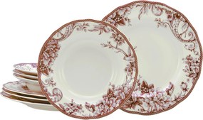 XXXLutz JEDÁLENSKÝ SERVIS Adelaide Rot 8-dielne Creatable - Online Only bytové doplnky - 007768073604