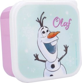 Desiatové boxy Ľadové kráľovstvo - Frozen - motív Elsa a Olaf – súprava 3ks