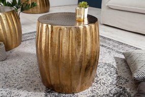 Luxusný odkladací stolík Marrakesch zlatý 42cm