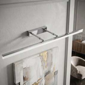 Toolight Toolight, LED nástenné svietidlo, 80cm, 13W, 4000K, 1000lm, APP1871-1W, Chrómová, OSW-66027