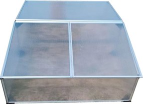 Dvojité parenisko BestBerg BBGH-120CF / 100 x 120 x 40 cm / strieborná