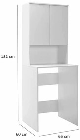 Skriňa nad práčku Lisa White