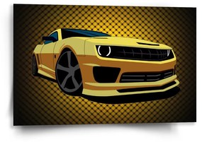 Sablio Obraz Chevrolet Camaro Žltá mriežka - 60x40 cm