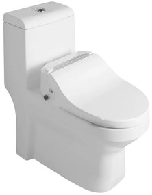 Sapho Sapho, HUBERT WC kombi, zadný/spodný odpad s elektronickým bidetom USPA LUX, UB-6635RU-2