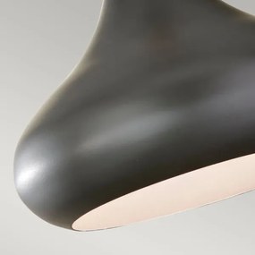 Feiss FE-BESO-P-M-DBZ -Závesné svietidlo na kábli BESO 1xE27/60W/230V pr.25,4cm čierna/medená