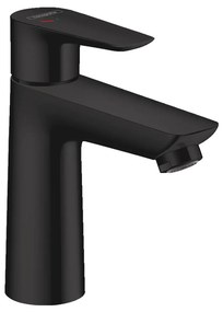 Hansgrohe Talis E, páková umývadlová batéria 110 CoolStart s odtokovou súpravou s ťahadlom, čierna matná, HAN-71713670