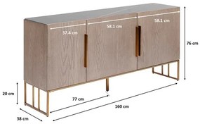 Komoda Cesaro 160x76cm