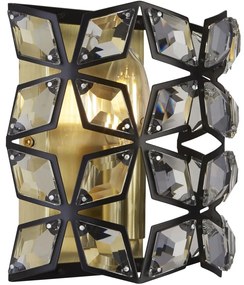 Searchlight 59811-1BSB - Nástenné svietidlo IRIS 1xE14/60W/230V mosadz