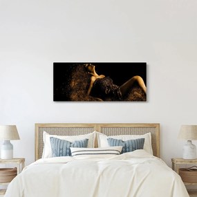 Obraz - Žena zo zlata (120x50 cm)