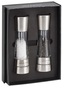 Cole&Mason - Sada mlynčekov na soľ a korenie DERWENT 2 ks 19 cm lesklý chróm