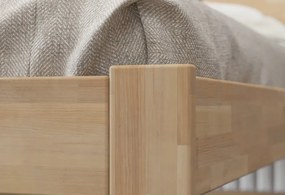 Posteľ Mystic 90x200 cm, prírodný buk