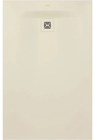DURAVIT Sustano obdĺžniková sprchová vanička z materiálu DuraSolid, Antislip, 1400 x 900 x 30 mm, krémová matná, 720281620000000