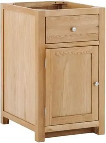 Dolná jednodverová kuchynská skrinka z masívu s otváraním vľavo a zásuvkou, 50×60×86 cm