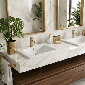 Rea Dafne 60 umývadlo, 62 x 47 cm, biela, REA-U0786