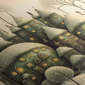 Obraz - Rozprávkové chalúpky (90x60 cm)