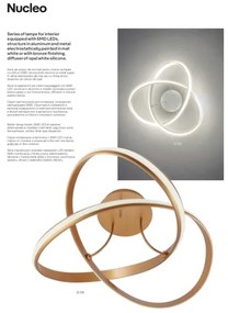 Redo 01-1784 - LED Luster na lanku NUCLEO LED/55W/230V biela